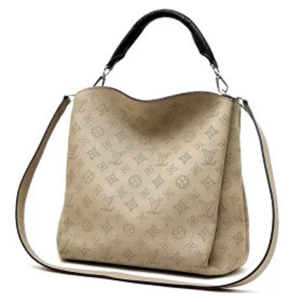 Louis Vuitton Babylon Monogram Mahina Galet Perforated Leather Shoulder Bag